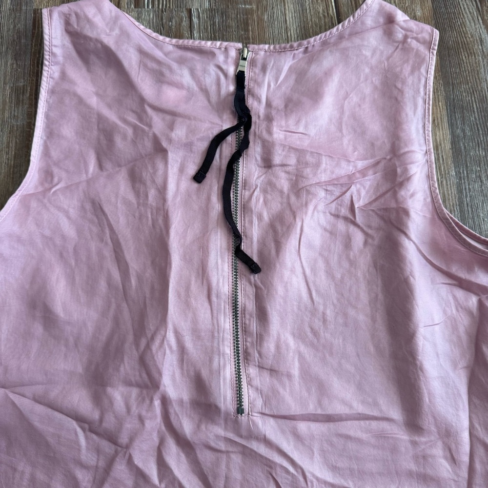 LOFT Blush Ruffle Front Blouse - Picture 5 of 5